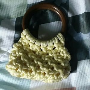 Handcrafted Beige Mini Bag